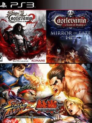 3 juegos en 1 Castlevania Lords of Shadow 2 Mas Castlevania Lords of Shadow - Mirror of Fate HD Mas STREET FIGHTER X TEKKEN