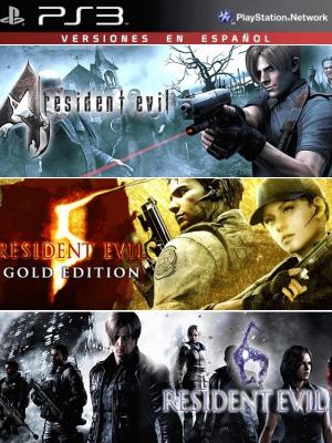 Resident Evil 4 Mas RESIDENT EVIL 5 GOLD EDITION Mas RESIDENT EVIL 6